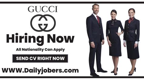 gucci job vacancies.